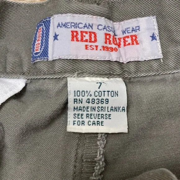 3/$15 Vintage 90’s High Waisted Pleated Mom Shorts Women’s 7 Safari Summer - Picture 2 of 5